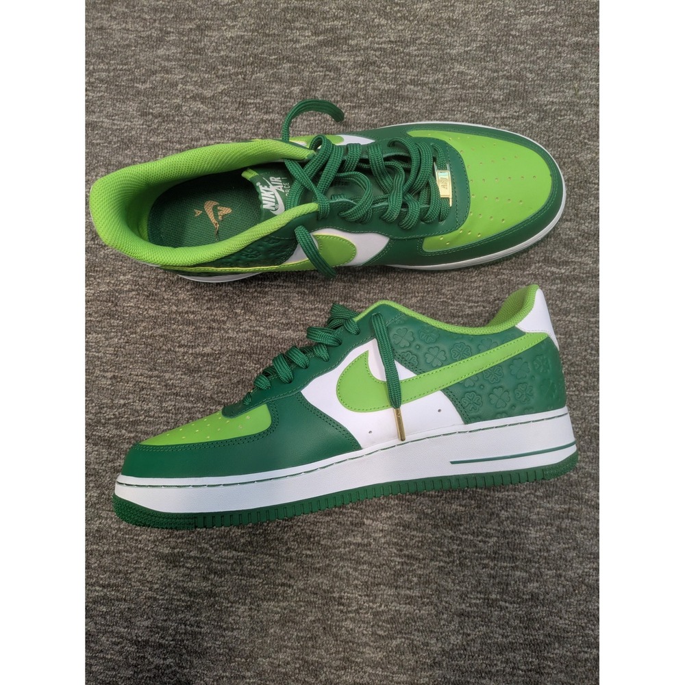 Nike Air Force 1 St. Patrick's Day Sneakers Men's 11.5 Green Shamrock DD8458-300